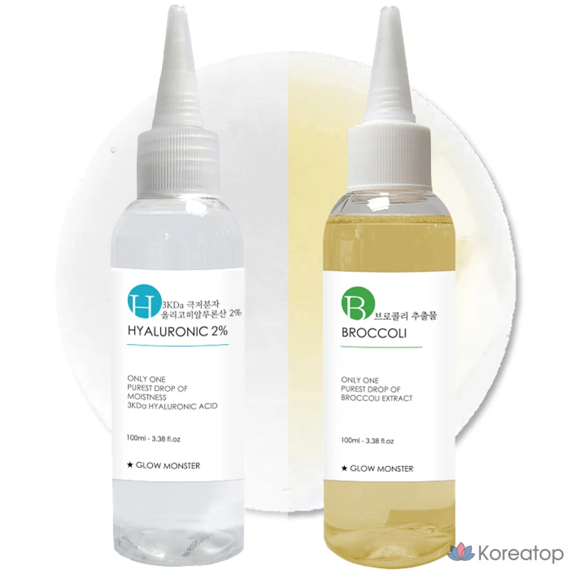 Glow Monster Экстракт брокколи 100 мл + 2% концентрат олигогиалуроновой кислоты 3 кДа 100 мл, 1 шт.
