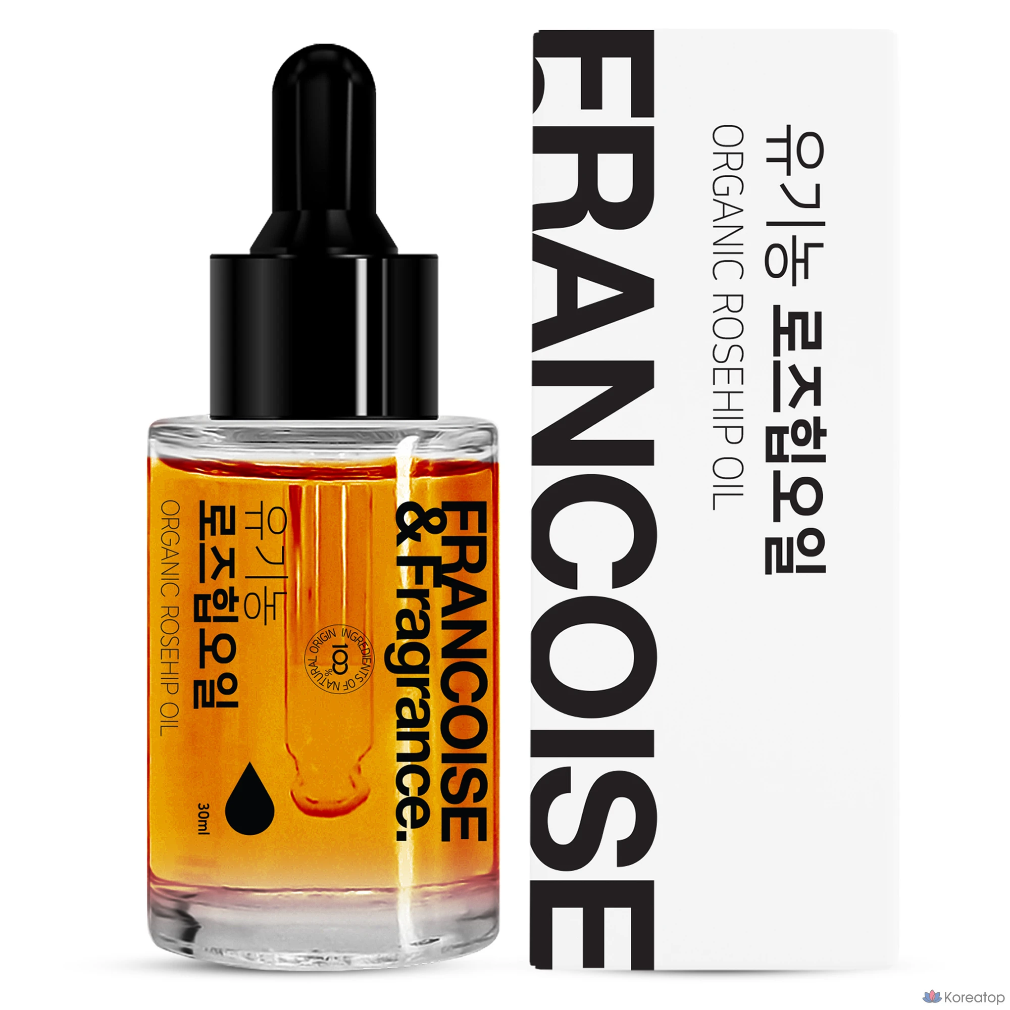 Органическое нерафинированное масло шиповника Francoise&amp;fragrance., 30 мл, 1 шт.