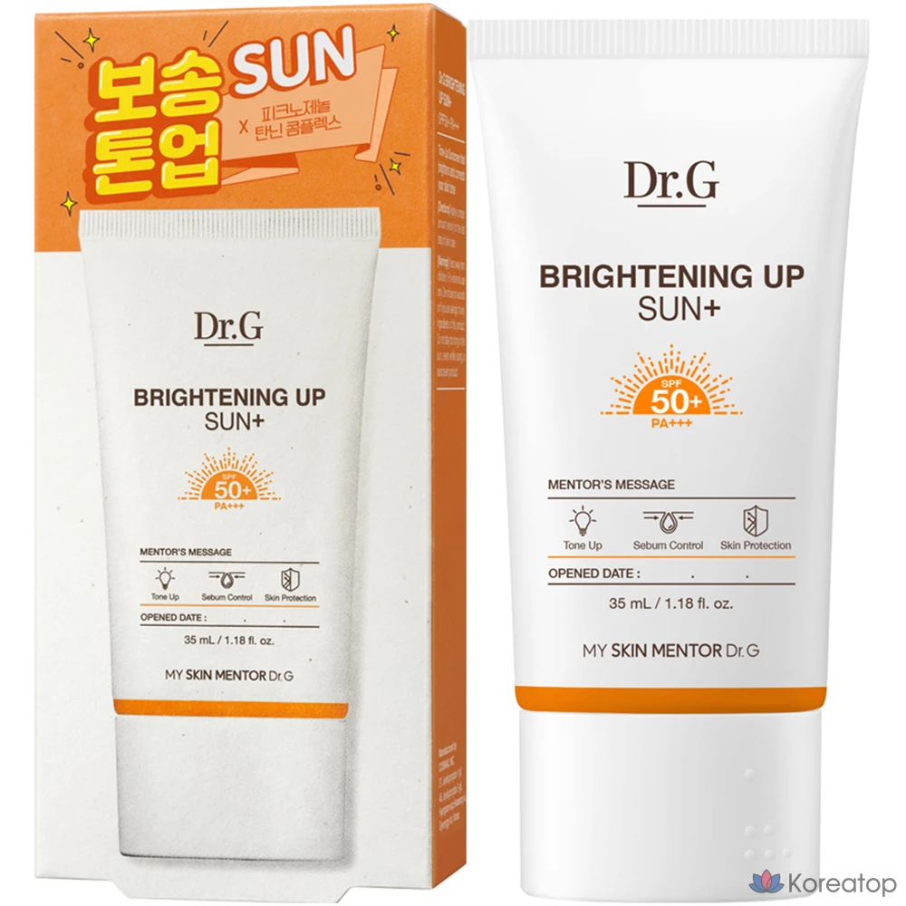 Солнцезащитный крем Dr. G Brightening Up Sun Plus SPF50+ PA+++, 35 мл, 1 шт.