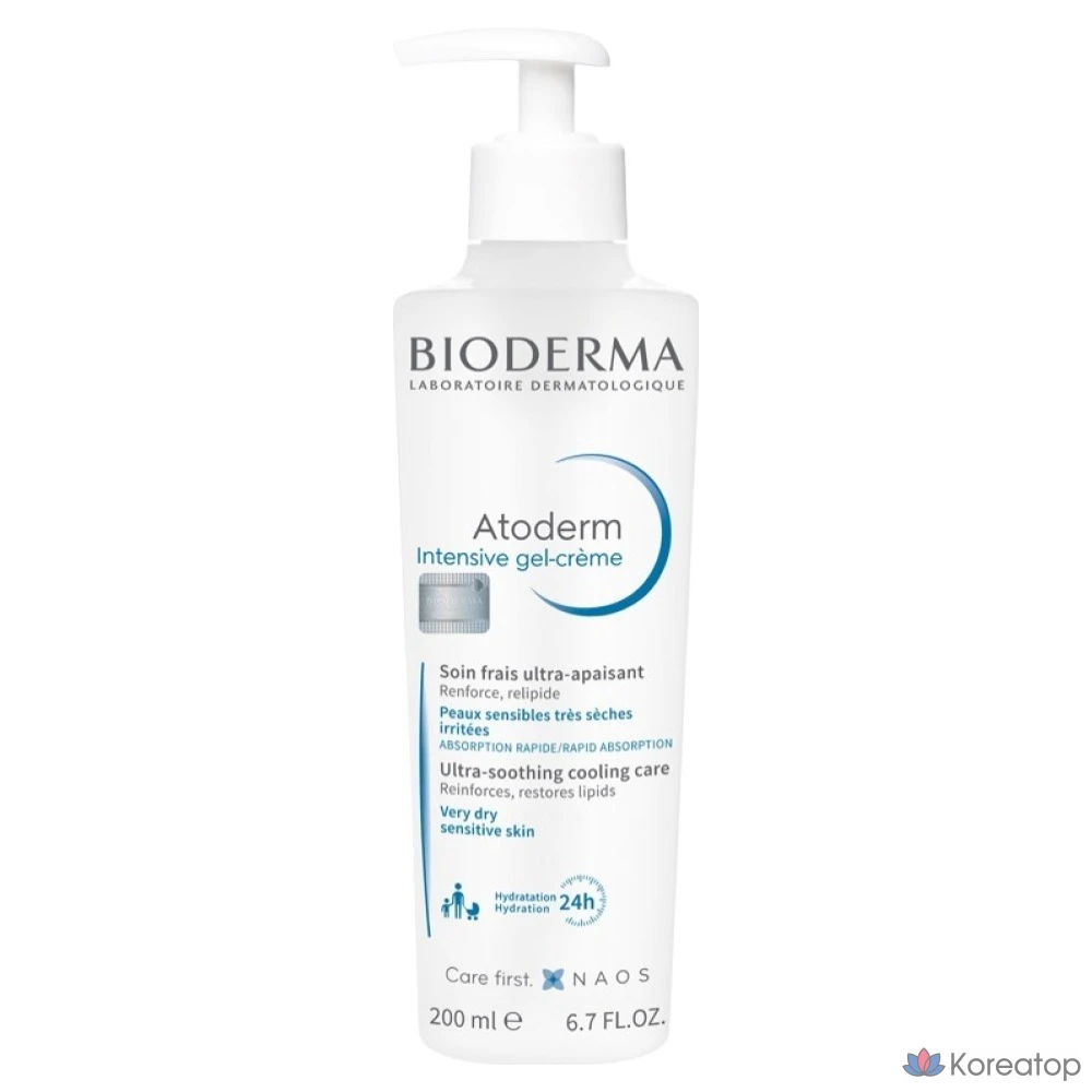 Интенсивный гель-крем Bioderma Atoderm, 200 мл, 1 шт.
