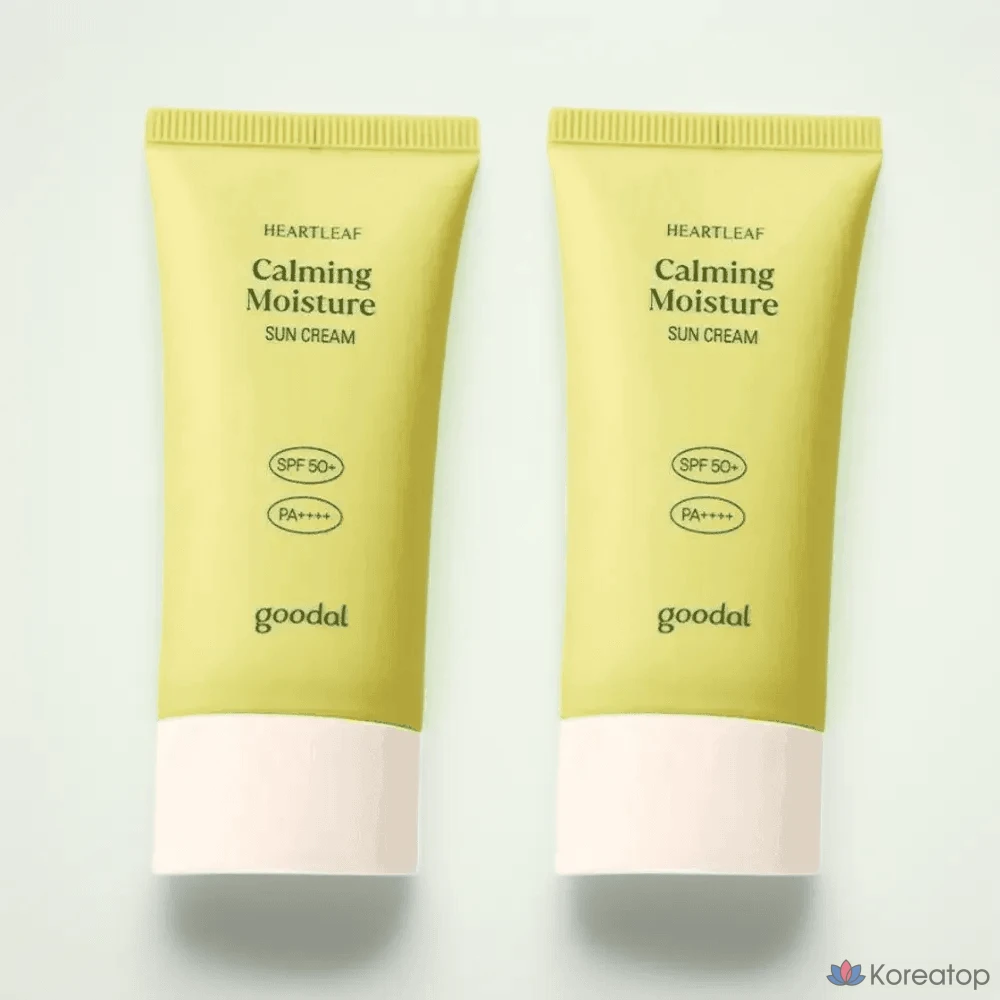 Солнцезащитный крем Goodal Heartleaf Calming Moisture Waterful Sun Cream, 50 мл, 1 шт.