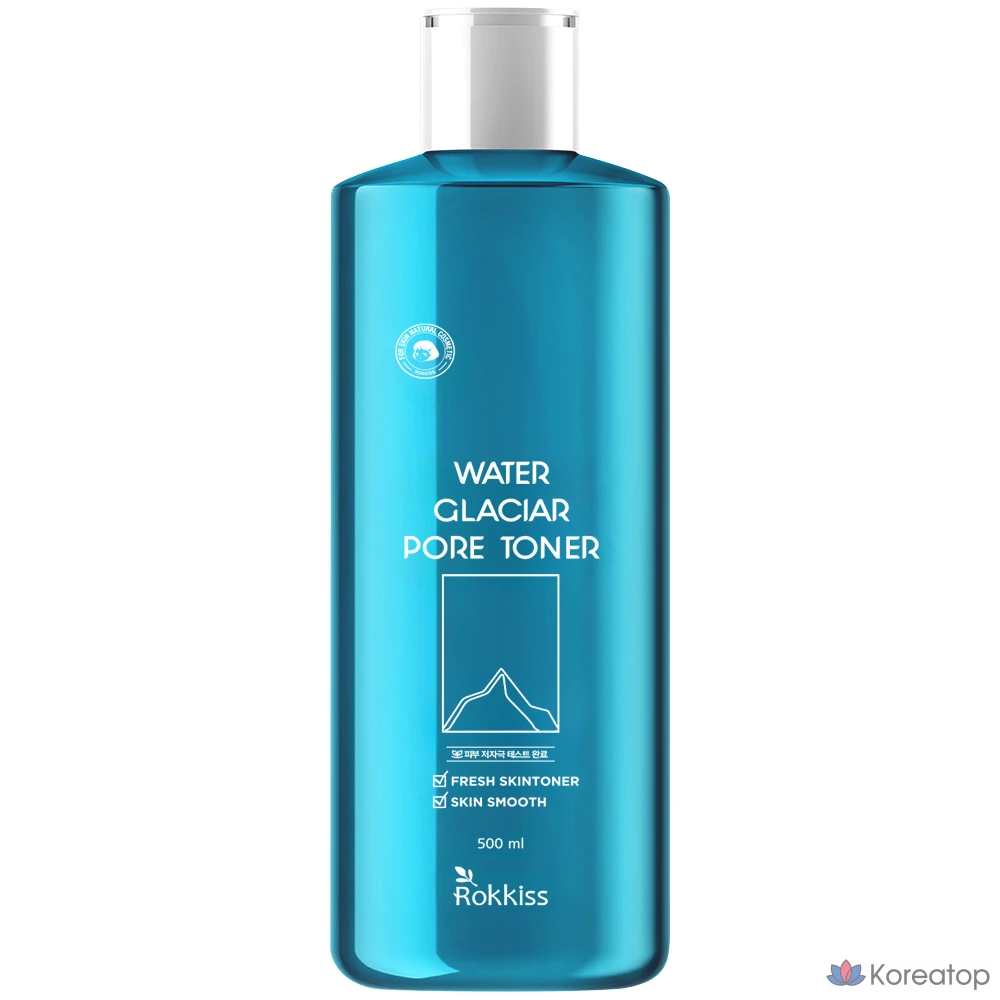 Тоник для сужения пор Rokkiss Water Bomb Glacier Water 50% с мягкой кислотностью, 500 мл, 1 шт.