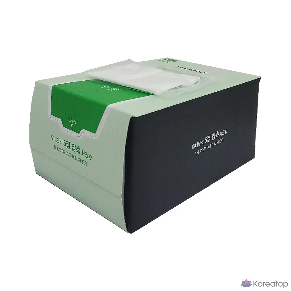 Ватные диски Tony Moly 5겹 압축 화장솜, 400 шт.