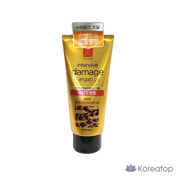 Восстанавливающий бальзам-кондиционер Elastine Argan Oil Damage Treatment, 300 мл, 1 шт.