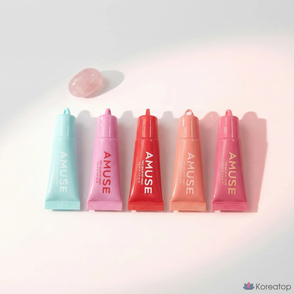 Тинт-бальзам для губ AMUSE Tint Balm Keyring, оттенок 03 Healthy Cherry, 6 г, 1 шт.
