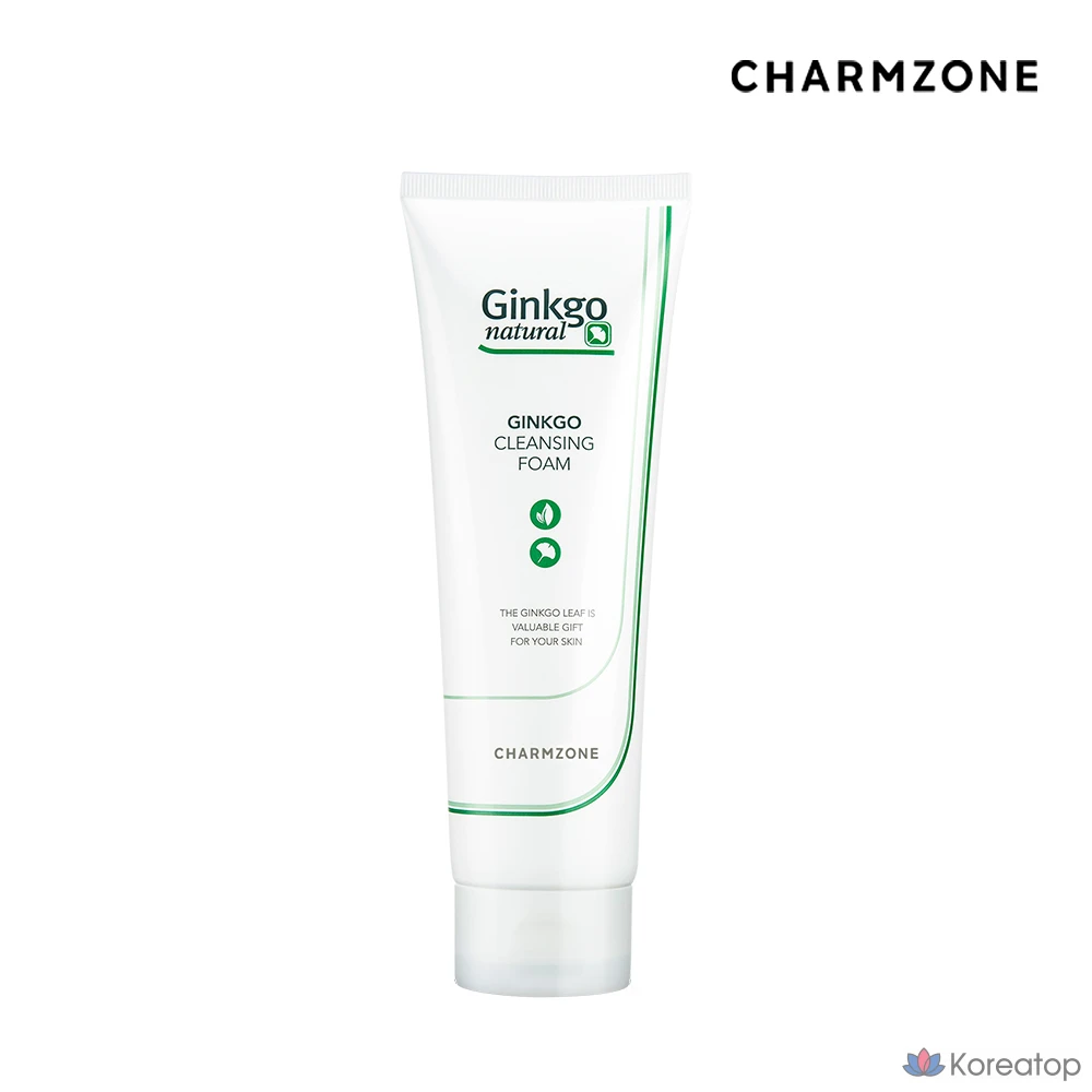 Пенка для глубокого очищения Charmzone Ginkgo Natural Green Clay, 1 шт., 180 мл