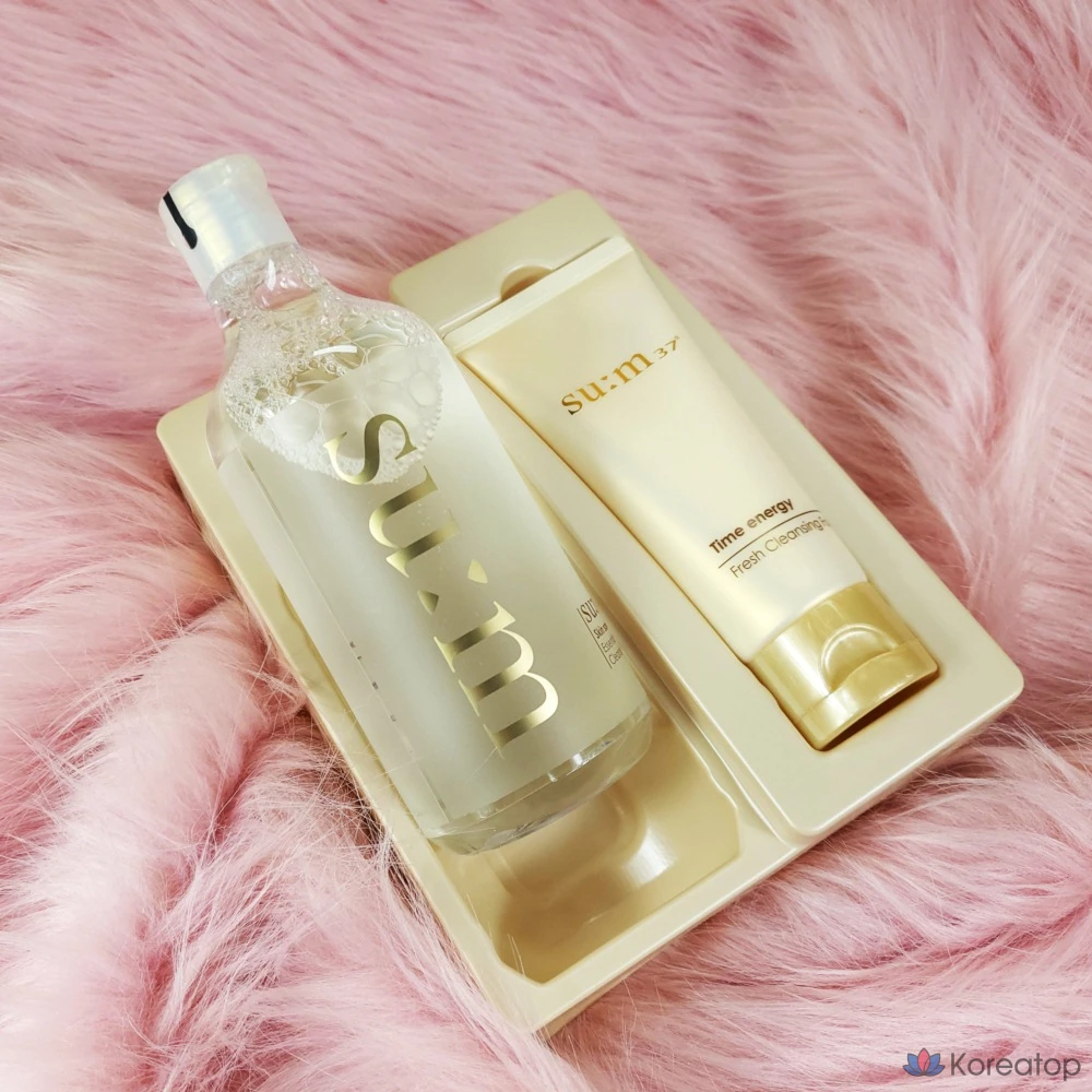 Тонер SU:M37 Skin Saver Essential Pure Cleansing Water 2-piece Set, 400 мл + 500 мл, 1 шт.