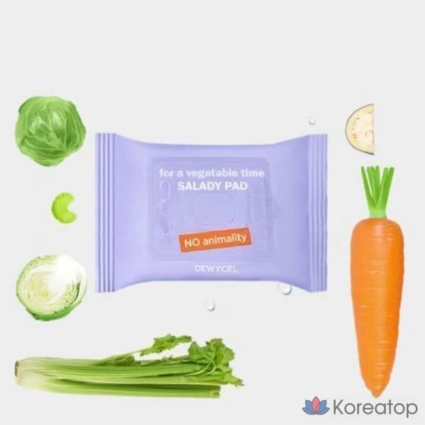 Косметические прокладки DEWYCEL Salad Pad, 30 листов, 01 шт.