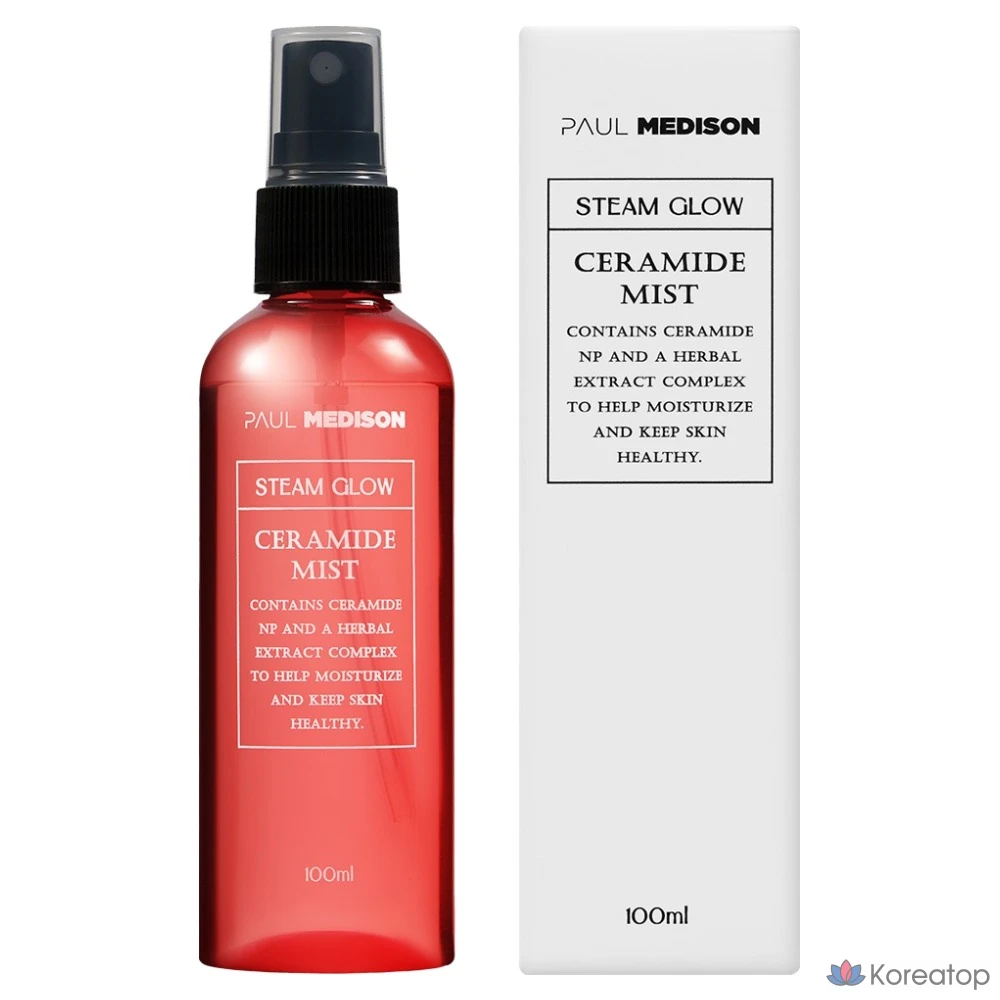Спрей для лица PAUL MEDISON Steam Glow Ceramide Mist, 1 шт., 100 мл