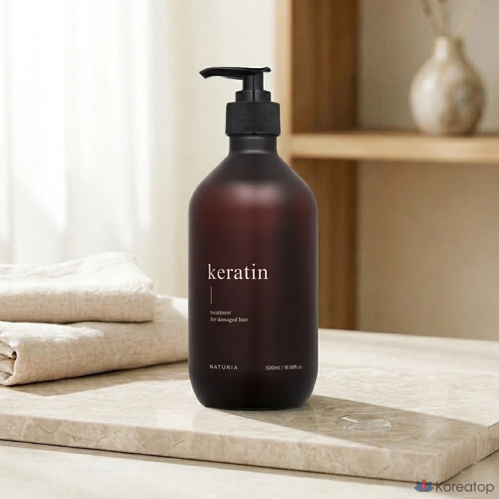 Триатмент для волос NATURIA Keratin Hair Treatment, 500 мл, 1 шт.