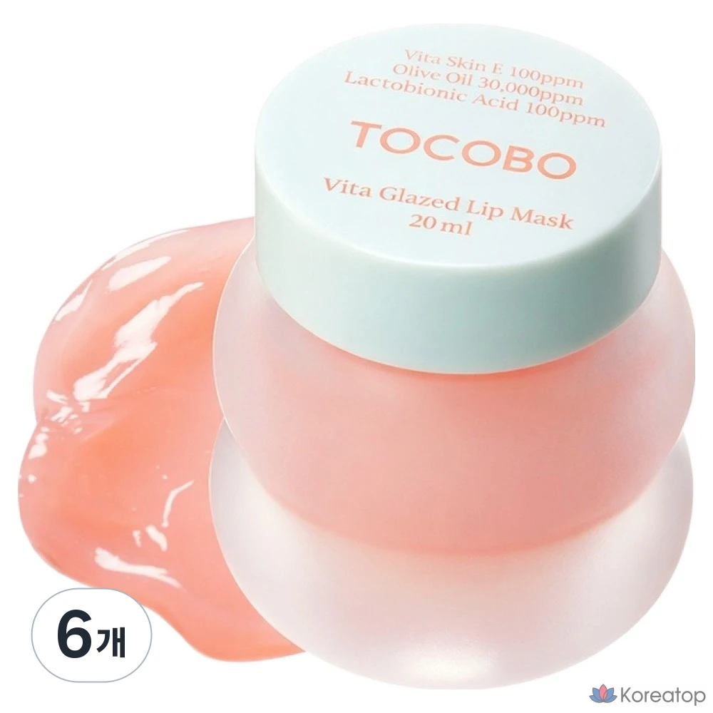 Глазированная маска для губ Tokobo Vita, 20 мл, 1 штука, 6 штук