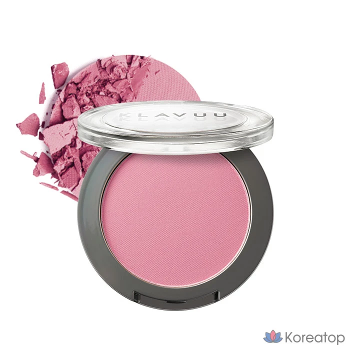 Натуральные румяна Klavuu, 5,5 г, оттенок «Розовый пион», 1 шт.