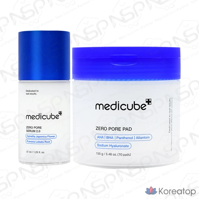 Набор для ухода Medicube Zero Pore 2-piece Set (Pads + Serum), 155 г, 1 шт.