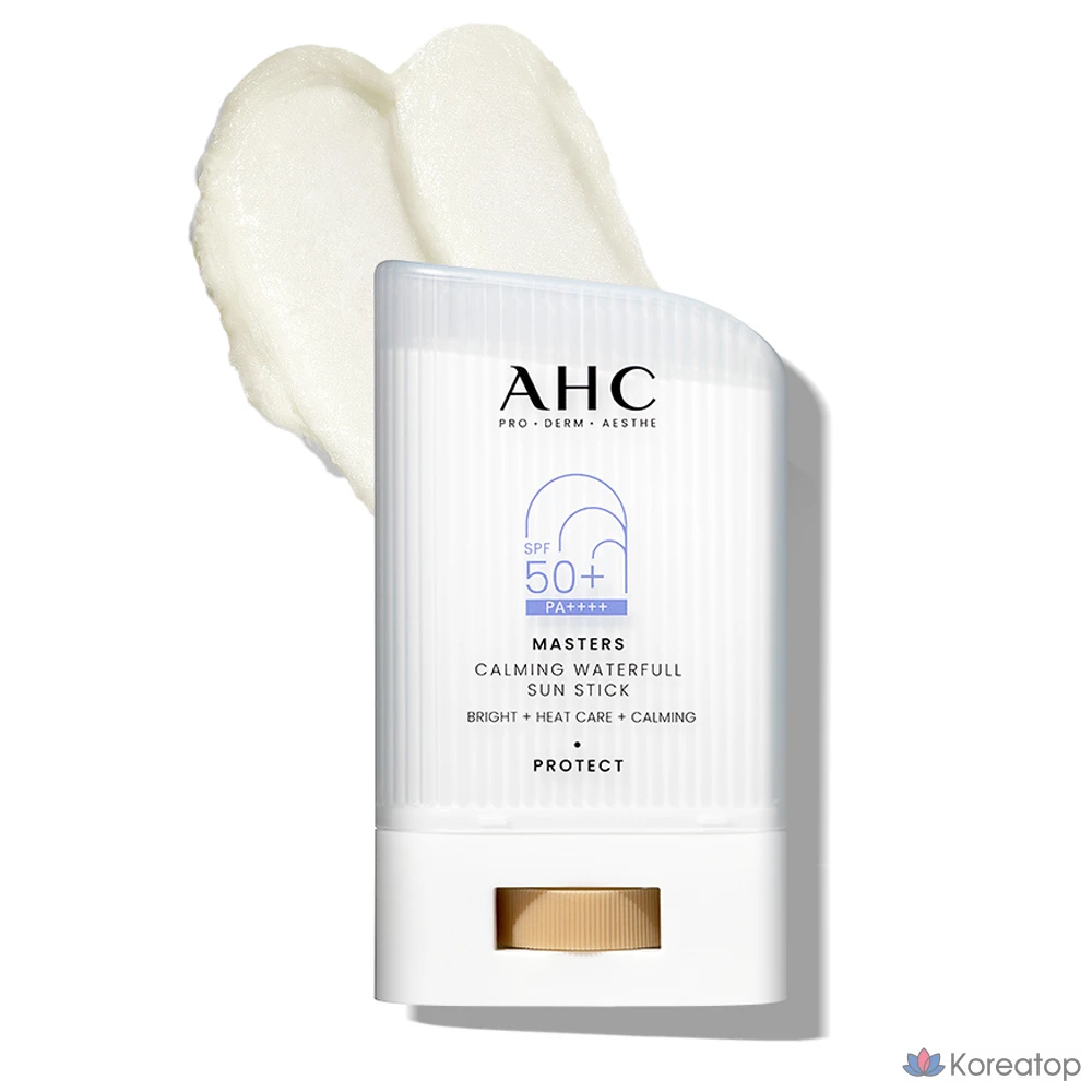 Солнцезащитный стик AHC Masters Calming Waterful Sun Stick SPF50+ PA++++, 22 г, 1 шт.