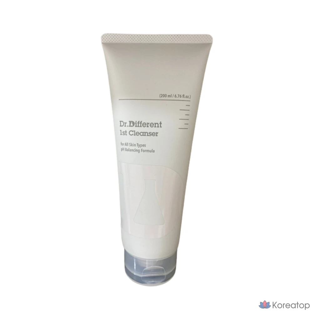 Гель для умывания Dr. Different First Cleanser, 200 мл, с мягкой кислотной основой, увлажняющий, 1 шт.