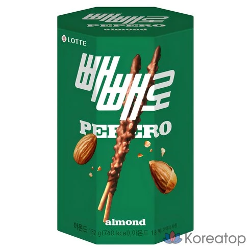 Печенье Pepero с миндалем