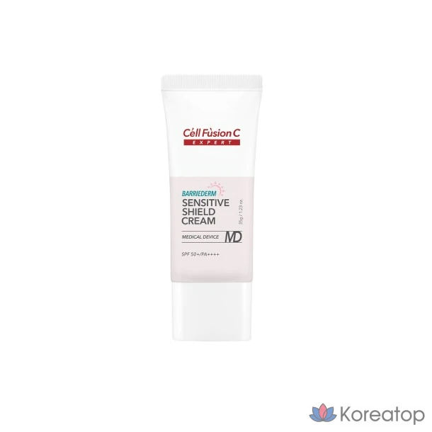 Солнцезащитный крем CELL FUSION C Expert Barrierd Sensitive Shield Cream MD, 35 г, 1 шт.