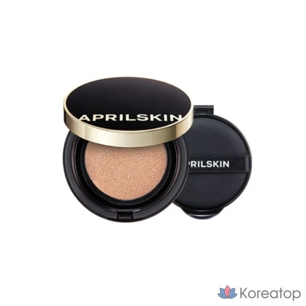 Кушон APRILSKIN Magic Snow Cushion Black 3.0, оттенок 23 Natural Beige, 1 шт.