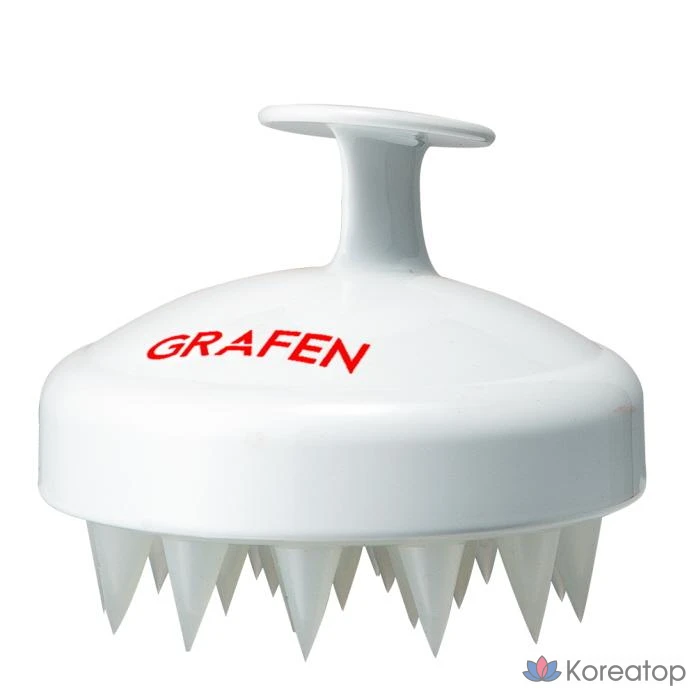 Графеновая кисть для ухода за кожей головы, белая, 1 шт.