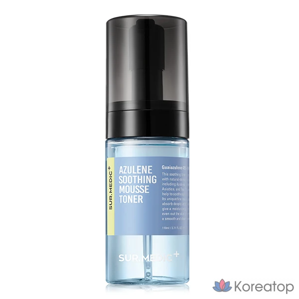 Успокаивающий мусс-тоник SUR.MEDIC+ Azulene, 110 мл, 1 шт.