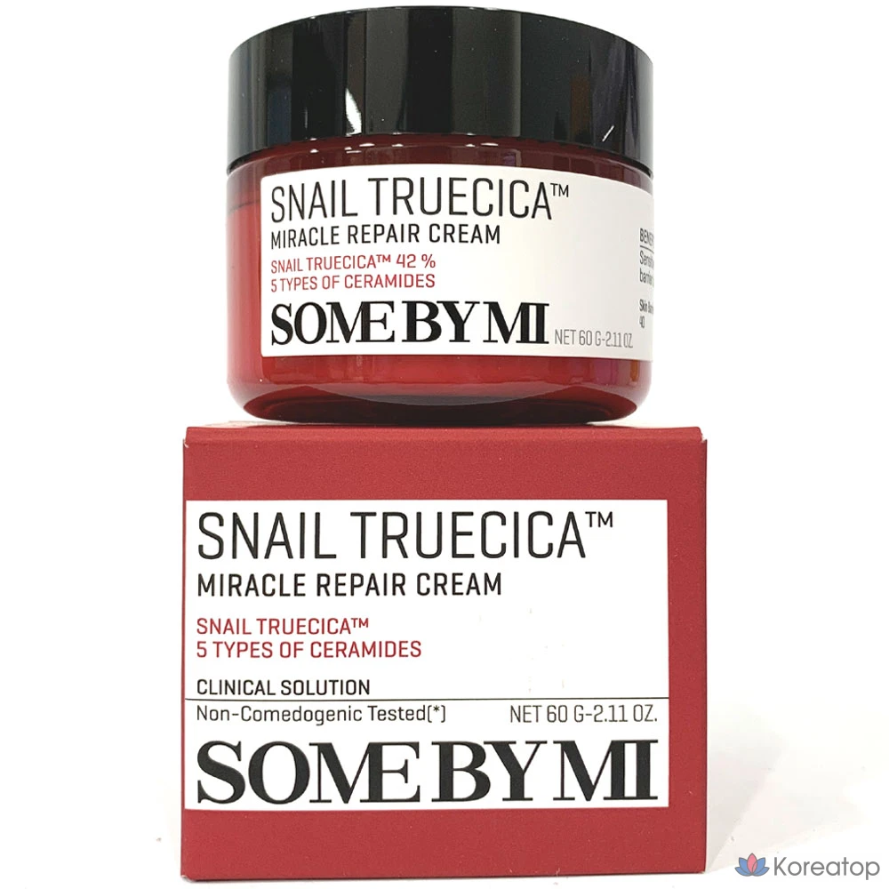 Крем для лица Some By Mi Snail Truecica Miracle Repair, 60 г, 1 шт.