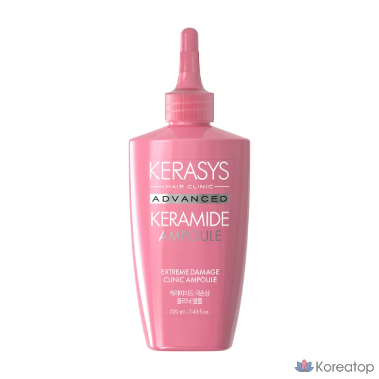 Ампульная сыворотка для волос KeraSys Keramide Extreme Damage Clinic Hair Ampoule, 220 мл, 1 шт.