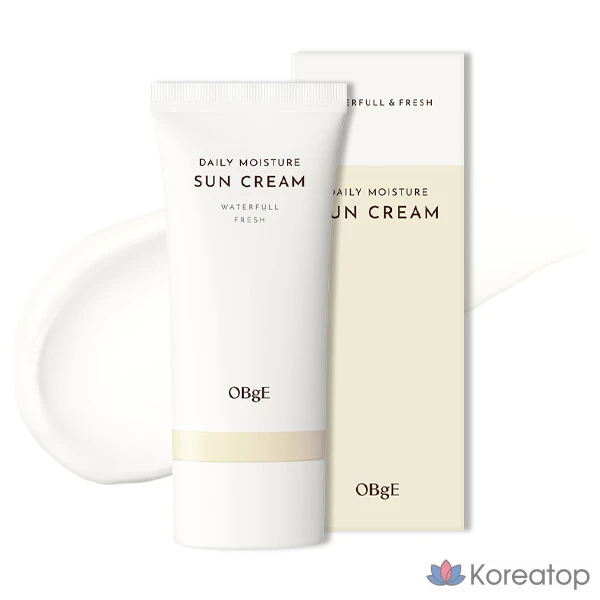 Солнцезащитный крем OBge Daily Moisture SPF50+ PA++++, 50 мл, 1 шт.