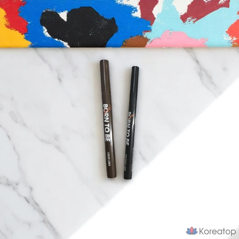 Жидкая подводка для глаз A'Pieu Born To Be Madproof Liquid Eyeliner, оттенок 01 Deep Black, 0.6 г, 1 шт.
