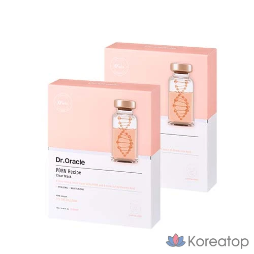 Тканевая маска для лица Dr. Oracle PDRN Recipe Clear Mask, 180 мл, 20 шт.