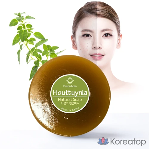 Натуральное мыло TOUN28 Pro Bubbly Houttuynia Cordata Natural Handmade Soap (Premium), 110 г, 1 шт.