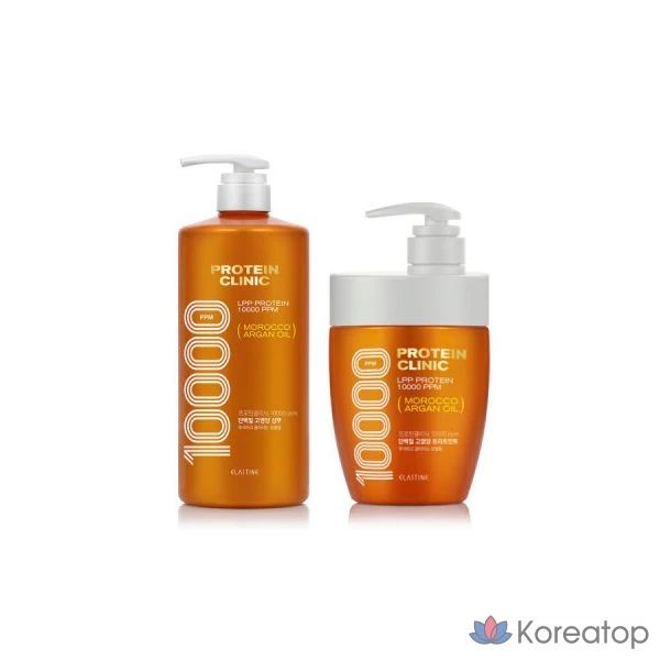 Шампунь Elastine Protein Clinic High Nutrition Shampoo, 1000 мл + Кондиционер 700 мл, 1 шт.