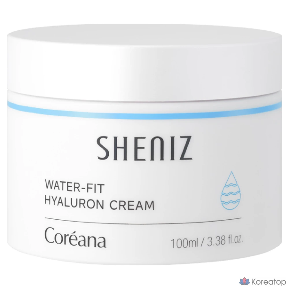 Увлажняющий крем с гиалуроновой кислотой Water Fit от Coreana Shine, 100 мл, 1 шт.