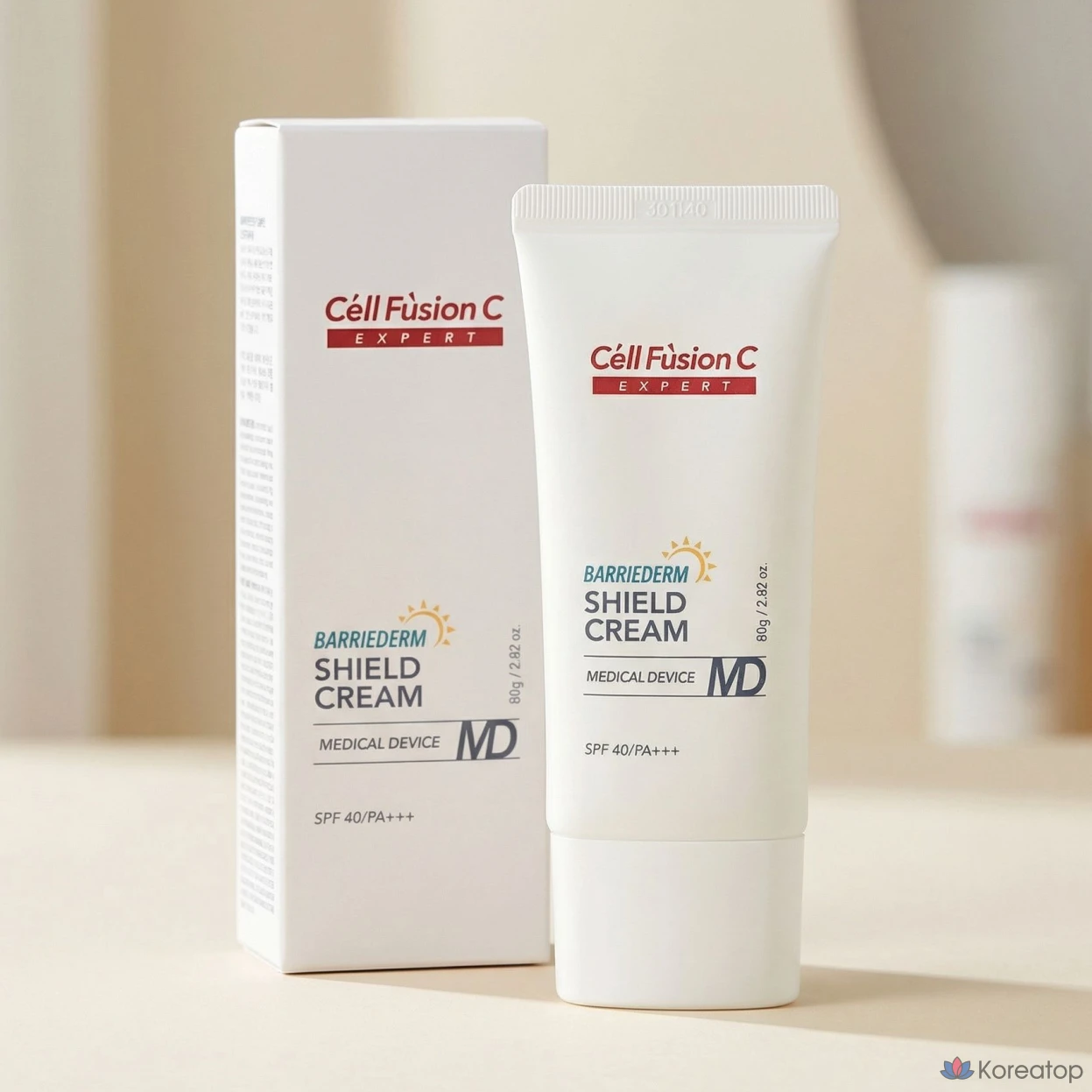 Солнцезащитный крем CELL FUSION C Expert Barrierd Shield Cream MD, 80 г, 1 шт.