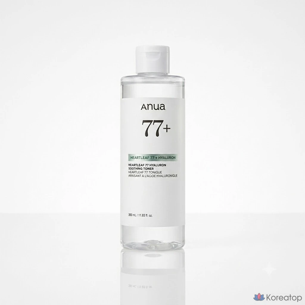 Тонер Anua Heartleaf 77+ Hyaluronic Acid Soothing Toner, 350 мл, 1 шт.