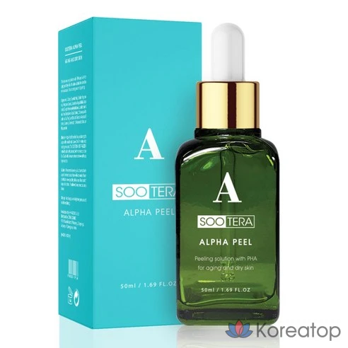 Пилинг с AHA и PHA 20% отшелушивающий увлажняющий Sutera Alpha Peel 50 мл
