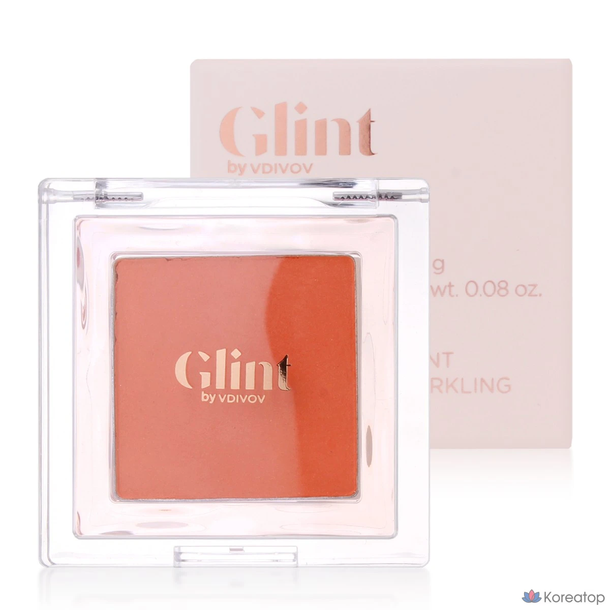 Бронзер Glint by VDIVOV Baked Blush, оттенок 02 Citrus Pop, 2.4 г, 1 шт.