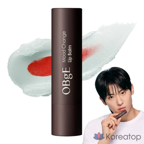 Бальзам для губ OBgE Mood Change Lip Balm 3 г, натуральный красный