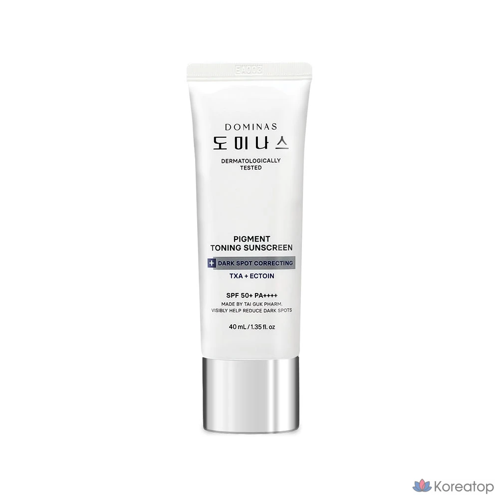 Солнцезащитный крем Dominas Pigment Toning Sunscreen EX (SPF50+), 40 мл, 1 шт.
