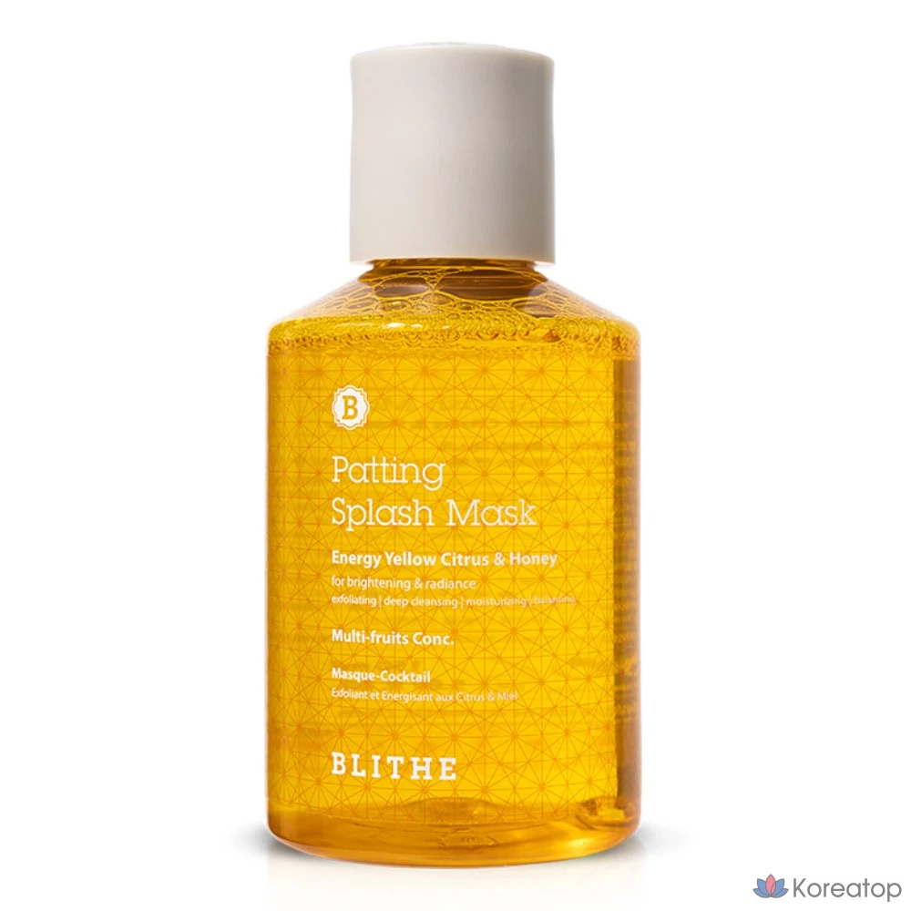 Пилинг BLITHE Sesupack Tone-Up Moisture Low pH Wash-Off Mask Yellow, 150 мл, 1 шт.