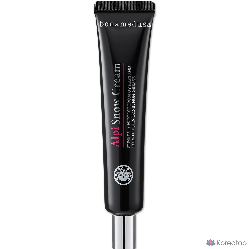 Солнцезащитный крем Bonamedusa Alpi Snow Cream SPF42 PA++ с натуральным отбеливающим эффектом, 1 шт., 40 мл