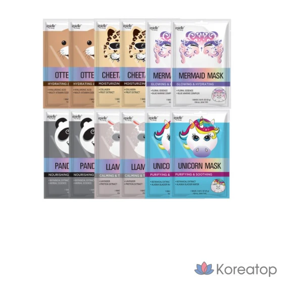 Тканевая маска для лица Epielle Character Mask, 24 шт.