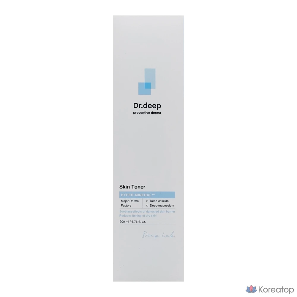 Тонер Dr. Deep Skin Toner Mineral Keratin Care, 200 мл, 1 шт.