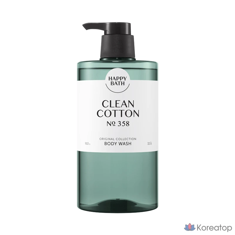 Гель для душа Happy Bath Original Collection Clean Cotton Body Wash, 910 г, 1 шт.