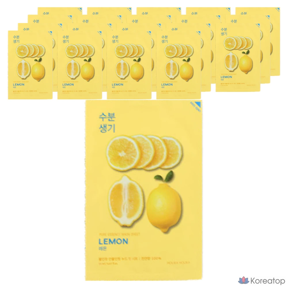 Тканевая маска для лица Holika Holika Pure Essence Mask Sheet Lemon, 23 мл, 20 шт.