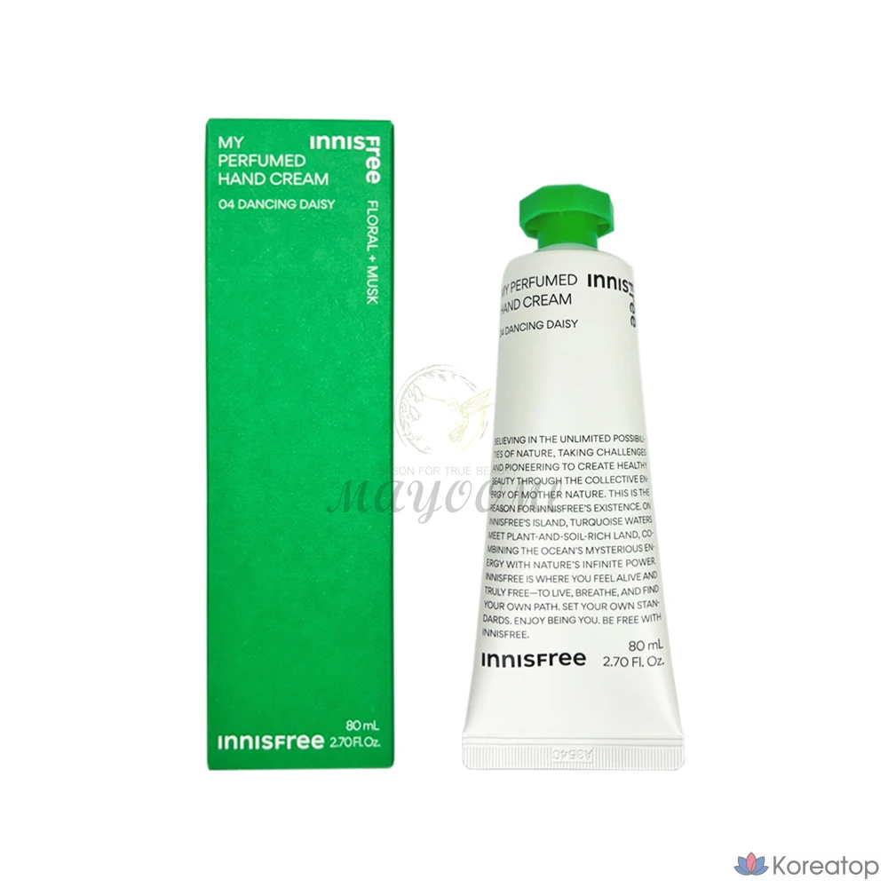 Крем для рук Innisfree My Perfumed Hand Cream, оттенок 04 Dancing Daisy, 80 мл, 1 шт.