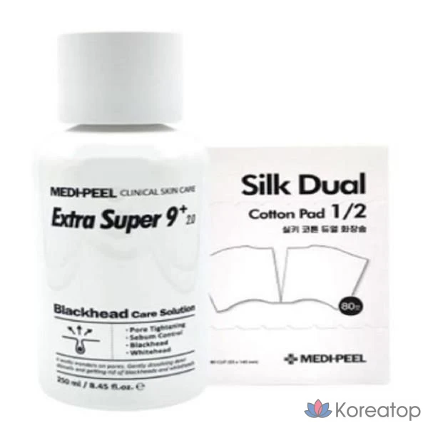 Medi Peel Extra Super 9 Plus 2.0, 250 мл, 40 ватных дисков