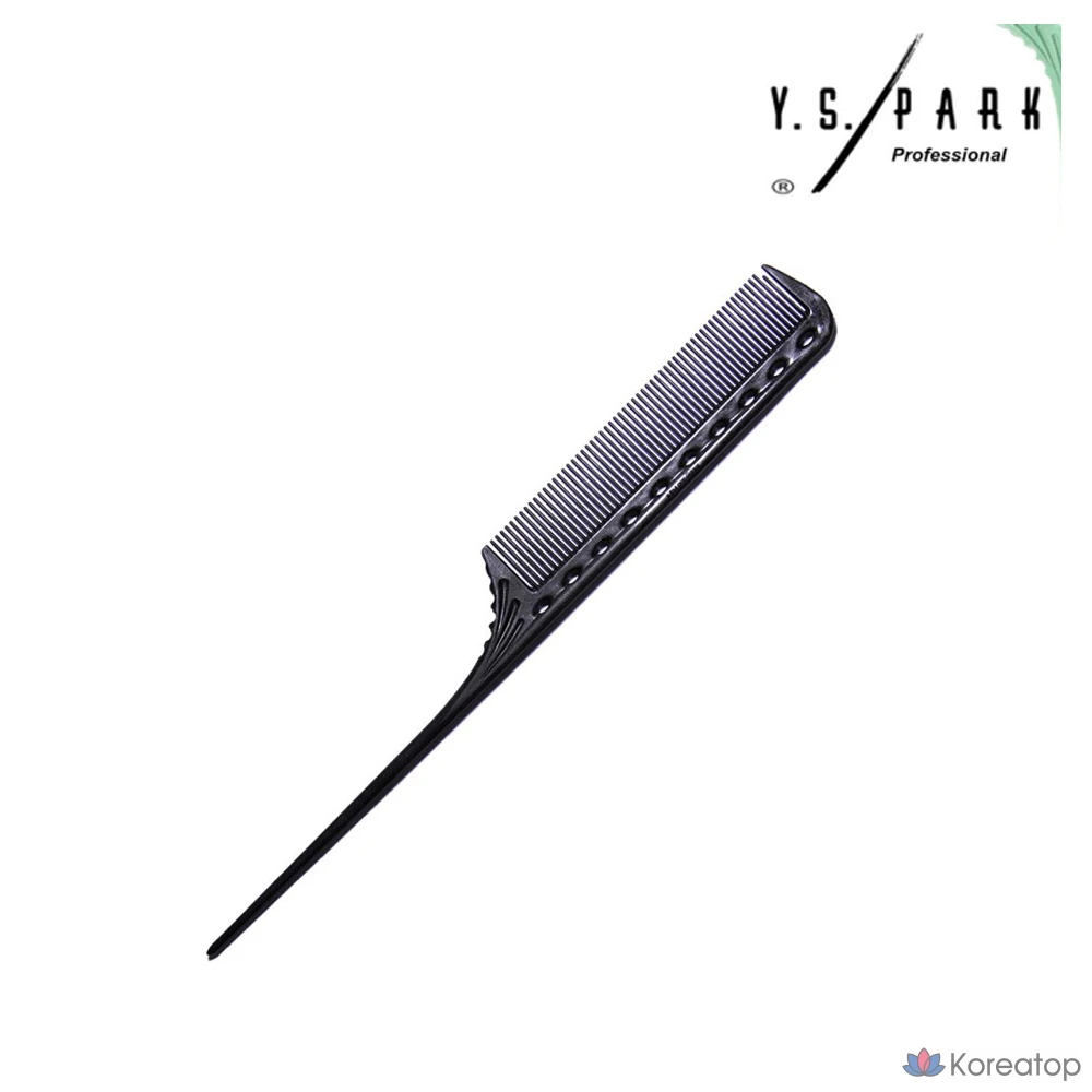 Гребень-хвостик для укладки Y.S. Park Professional Iron Tail Comb, черный, 1 шт.