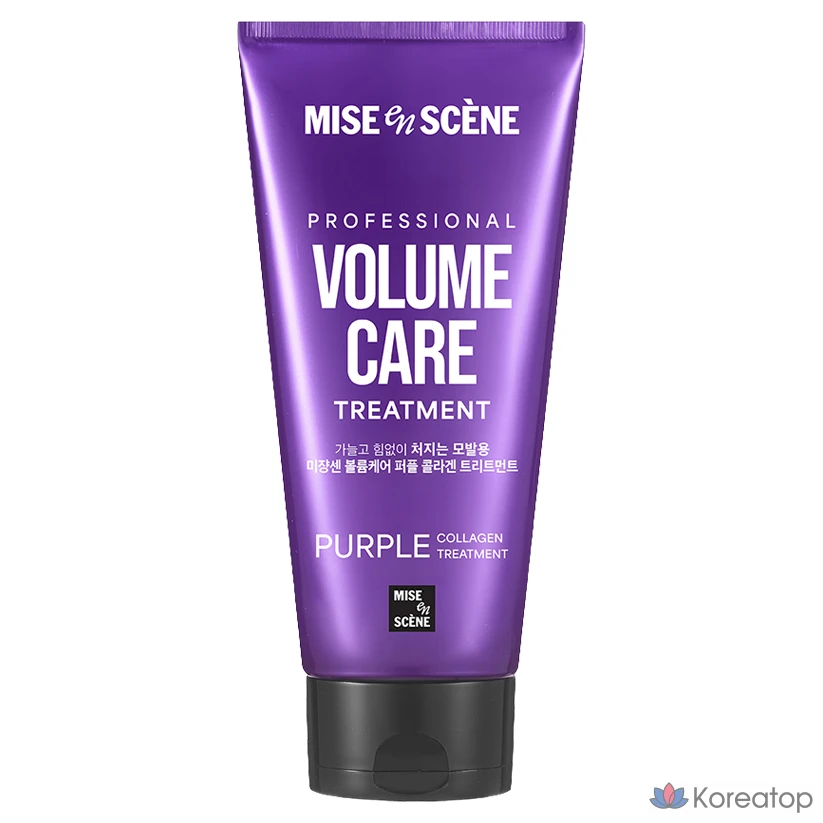 Кондиционер для волос Mise en Scene Volume Care Purple Collagen Treatment Fruity Floral, 330 мл, 1 шт.