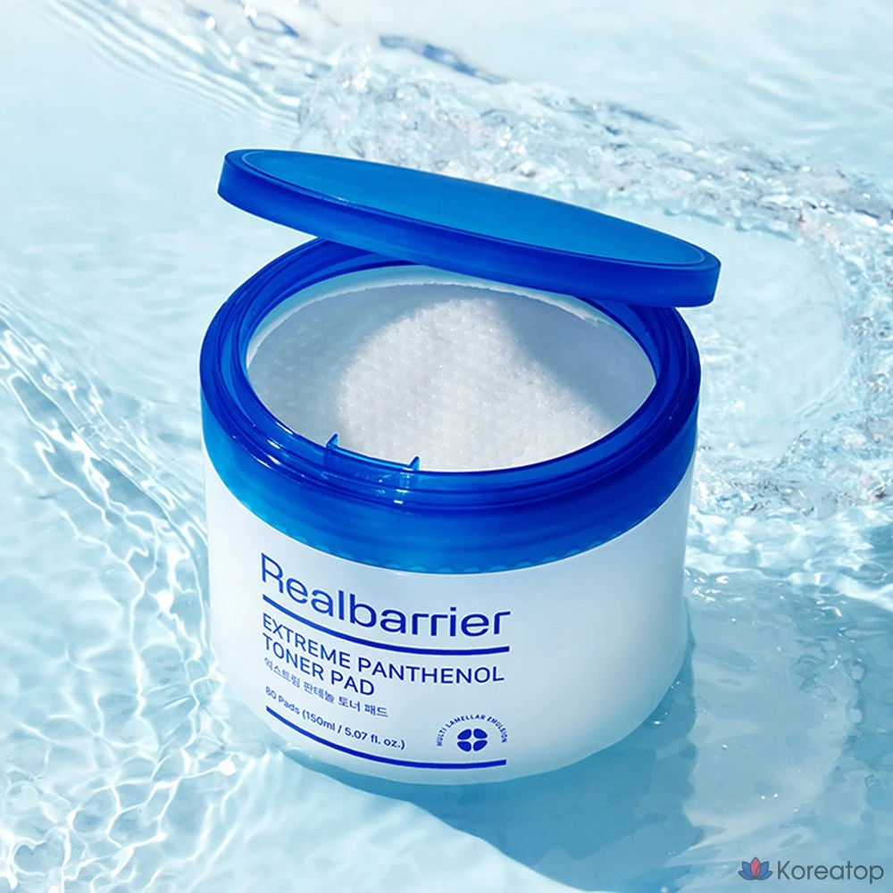 Тонер-пэды Real Barrier Extreme Panthenol Toner Pad, 150 мл, 80 шт.