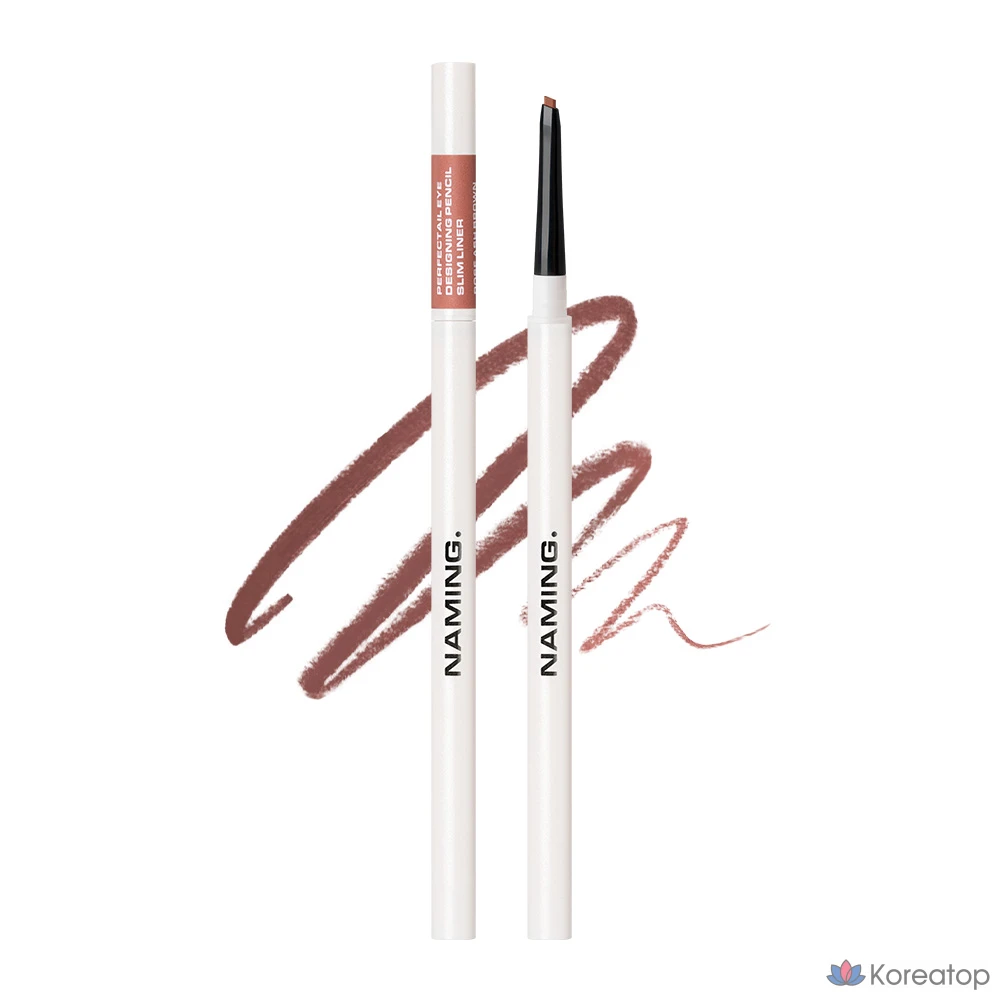 Карандаш для глаз NAMING Perfectail Eye Designing Pencil Slim Liner, оттенок Rose Ash Brown, 1 шт.